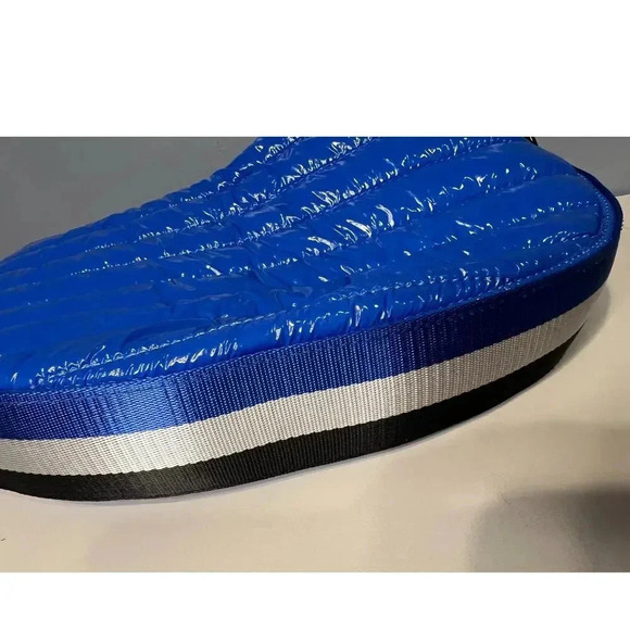 NWT BCBGENERATION Blue Puffer Crossbody Bag - Picture 7 of 11